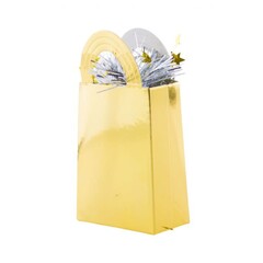 Ballon gewicht 'Geschenktasje goud'