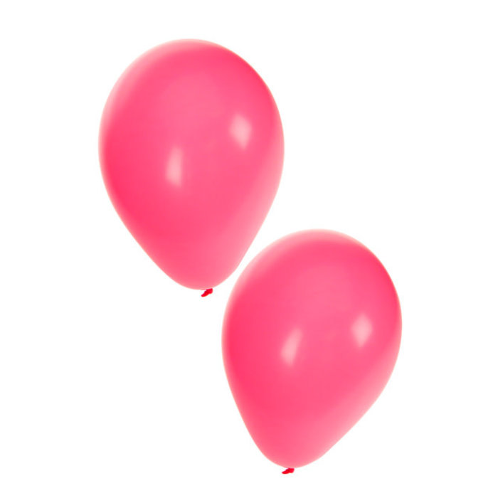Ballonnen roze 25cm - 10 inch per 50st