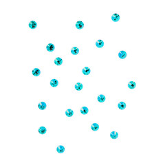 Swarovski steentjes 'Light Turquoise' (3,8mm-4,0mm) per 24