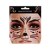 Gezichts tattoo 'Kat'