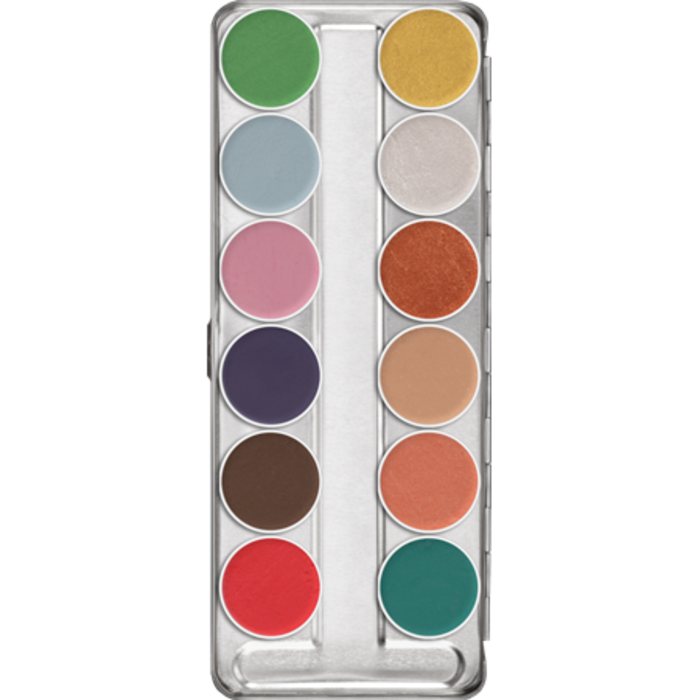 Aquacolor pallet 12 kleuren classic FX
