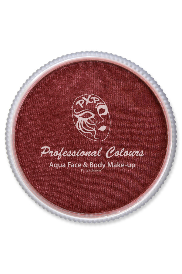 PXP waterschmink 30 gr metallic Pearl wine