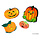 Tafel confetti Halloween