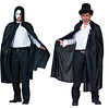 Funny Fashion Cape Shine met kap zwart