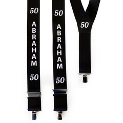 Bretellen zwart 'Abraham 50', 45mm