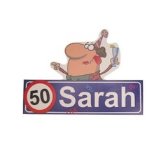 Bord Sarah 50 met karakter 48x35cm