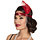 Hoofdband Flapper rood