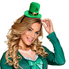 Diadeem met hoedje 'St Patrick's Day' groen/klavertje