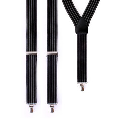 PartyXplosion Bretellen Gangster zwart/witte streep