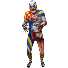 Funny Fashion Morphsuit Scary Clown