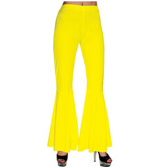 Funny Fashion Disco broek kind geel