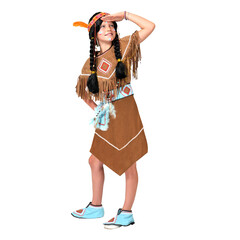 Funny Fashion Indianen meisje Pow Wow