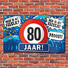 Gevelvlag '80 jaar' 90x150cm