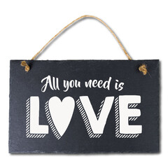 Leisteen 'All you need is love'