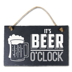 Leisteen 'It's Beer O'Clock'