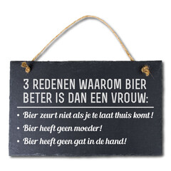 Leisteen '3 redenen waarom bier beter is...'