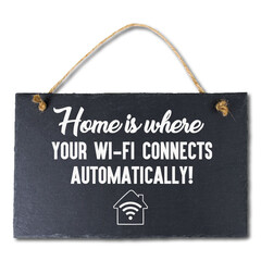 Leisteen 'Home is where your wi-fi connects...'