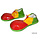 Jumbo schoenen rood/geel/groen