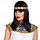 Pruik Cleopatra met hoofdband DOOS 224