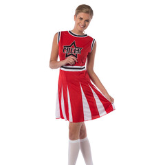 PartyXclusive Cheerleader rood/wit