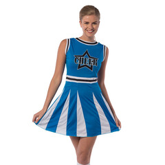PartyXclusive Cheerleader blauw/wit