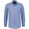 Haus Huberts Tirolerhemd blauw-wit