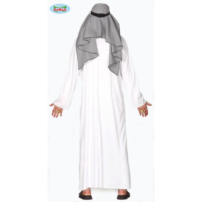 Fiestas Guirca Arabier kostuum wit