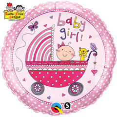 Folat Folie ballon Baby Girl  46cm