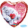 Folie ballon I love You Hart Beertje 46cm