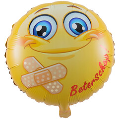 Folat Folie ballon Smiley Beterschap 45cm