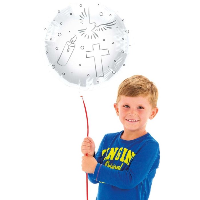 Folat Folie ballon Communie Wit 43cm