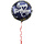 Folie ballon Happy Birthday zwart/goud 45cm