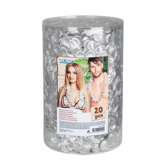 Set 20 Hawaïkransen zilver