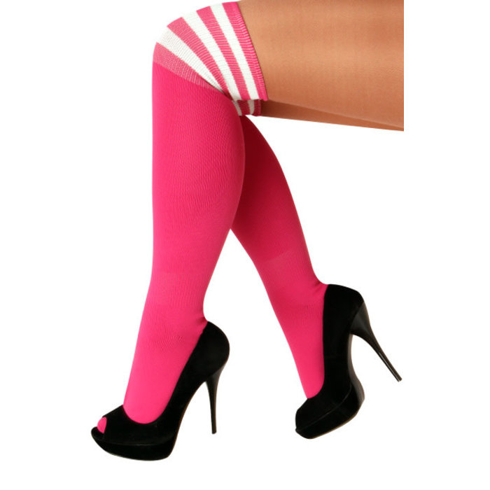 PartyXplosion Lieskousen fluo roze / 3 witte