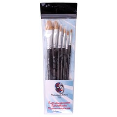 PartyXplosion PXP Professional Colours 6 brushes Filbert profigrime synthetic