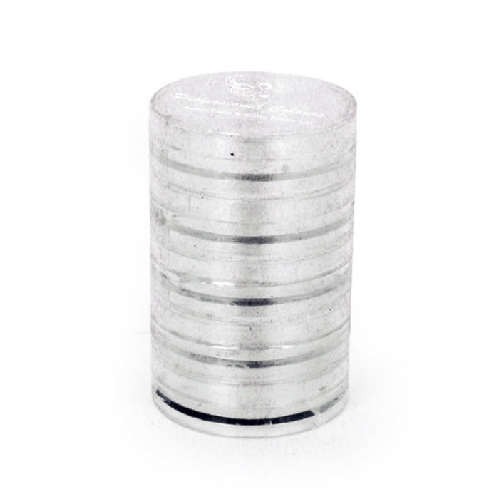 PXP leeg potje rond voor glitter of steentjes, 10gr