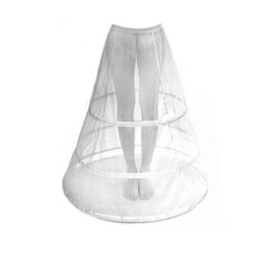 Funny Fashion Petticoat met hoepel wit