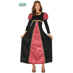 Fiestas Guirca Middelleeuws kleed zwart