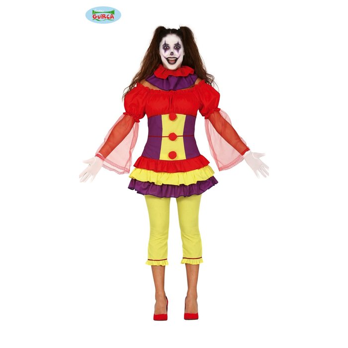 Fiestas Guirca Killer clown dame