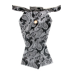 Plastron deluxe donkergrijs