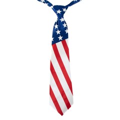 Stropdas satijn Amerika USA