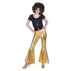 Funny Fashion Disco Fever broek goud