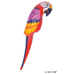 Funny Fashion Opblaas Papegaai, 115cm