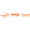 Funny Fashion Bril parels fluo oranje
