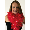 PartyXplosion Boa rood met licht 180 cm. 50 gr.