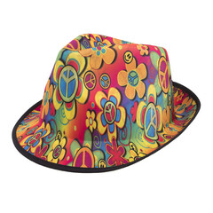 Funny Fashion Hoed Flower Power