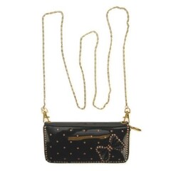 Handtasje skai zwart 20x10cm