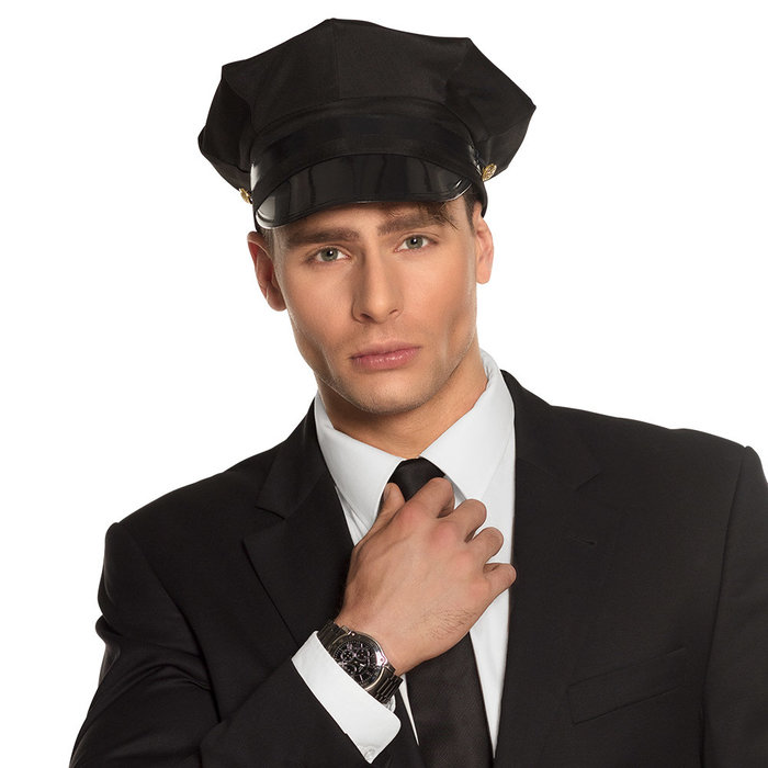 Chauffeurspet zwart