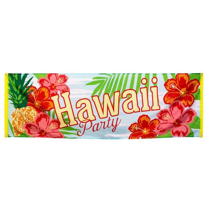 Boland Banner 'Hawaii party' (74 x 220 cm)