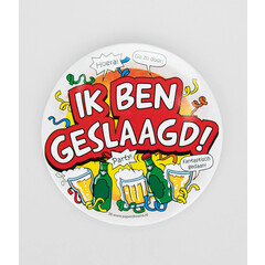 Button XL 'Ik ben Geslaagd!'